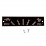 Specifications
Measures 7/8 wide x 3-3/4 long and has 2 1/8 rivet holes.
Other Application Info
This speed plate is made in 304 stainless steel. This International speed indicator plate is Not used on tractors with tilt steering.
Measures:
7/8 wide
3-3/4 long
Has (2) 1/8 rivet holes



Hydro 100		Hydro
766		
966		
1066		
1466		
1468		
1566		
1568