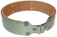 LINED BRAKE BAND --- 1 LINED BRAKE BAND PER WHEEL; 2 REQUIRED PER TRACTOR; SOLD INDIVIDUALLY --- BRAKE ROD UNPINS FROM LINING --- Fits: SUPER A (SN 339642 & UP), 100, 130, 140 --- 
 