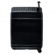 The dimensions of this radiator are: Overall = 30 x 23-3/8, Core = 24 x 22-1/2 x 3-7/8, Inlet = 2, and Outlet = 2-1/2.


Hydro 100		
Hydro 186		
766	diesel	
886	with D360 engine	
966		
986		
1066		
1086		
1466		
1486		
1566		
1586

