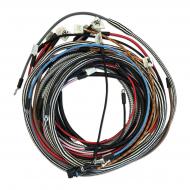 For 1 wire alternator
7 wire main harness and push button start
Other wiring harness sets available. Call for quotes.
Note: Complete with instructions and light wires. Each wire is labeled for easy installation.
 
Restoration quality
Original style braiding 
All terminals are silver soldered and sealed

300
350