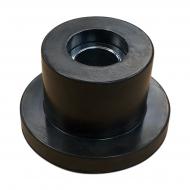 If being used as a fender bolt insulator 4 used per tractor. Used with U-bolt.
If being used as a transmission rubber insulator 1 used per tractor.
Sold individually.
Height - 1.625
1.350 O.D. rubber up to shoulder then it steps out to 2.000 O.D.
Metal bushing inside the rubber has 0.530 I.D.

Hydro 100	used as a fender bolt insulator	
Hydro 70	used as a fender bolt insulator	
Hydro 86	used as a fender bolt insulator	
666	used as a fender bolt insulator	
686	used as a fender bolt insulator	
766	used as a fender bolt insulator	
966	used as a fender bolt insulator	
1066	used as a fender bolt insulator	
1466	used as a fender bolt insulator	
1468	used as a fender bolt insulator	
1566	used as a fender bolt insulator	
1568	used as a fender bolt insulator	
4568	used as a transmission rubber insulator mounT