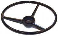 STEERING WHEEL --- HUB IS SPLINED HALF WAY THRU, NOT ALL THE WAY THRU THE HUB. 36 SPLINES --- LIKE ORIGINAL, ALL NEW MATERIAL, STEEL SPOKES --- 16 DIAMETER --- 7/8 SHAFT --- 3 COVERED TO CENTER SPOKES --- International Applications: TRACTORS WITHOUT TILT STEERING: 404, 424, 444, 454, 464, 484, 504, 544, 574, 584, 606 ,656, 664, 666, 674, 684, 686, 706, 756, 766, 784, 786, 806, 826, 856, 884, 886, 966, 986, 1026, 1066, 1086, 1206, 1256, 1456, 1466, 1486, 1566, 1568, 1586, 21026, 21256 --- Replacement Part #: 385156R1