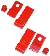 BRACKET --- CLAMPS TOOLBOX TO LIGHT BAR --- International Applications: H, M, MD, SUPER H, SUPER M, SUPER MD, SUPER MTA