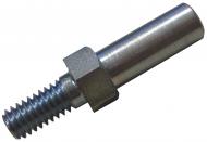 WATER PUMP PULLEY DRIVE STUD --- MADE IN USA --- ZINC PLATED --- 5/16 THREAD 1.880 LENGTH --- 2 USED PER TRACTOR - SOLD INDIVIDUALLY --- International Applications: H, HV, SUPER H, SUPER HV, I4, O4, LS4, W4, 300, 350 GAS --- Replacement Part #: 48029DA