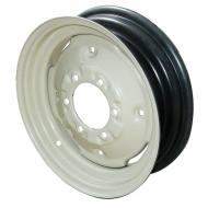 4.5 x 16 front wheel
Fits 5.50 and 6.00 wide tires (16 diameter)
Rim width is measured between the bead points (1 less than outside to outside measurement)
4.625 pilot hole
2500 lb. capacity
6 center to center bolt pattern
(4) square wheel weight holes
OEM Equivalent Finish.

2606		Some, using 4-1/2 x 16 6 lug rim
2706		Some, using 4-1/2 x 16 6 lug rim
2806		Some, using 4-1/2 x 16 6 lug rim
140		Some, using 4-1/2 x 16 6 lug rim
240		International Utility, Some, using 4-1/2 x 16 6 lug rim
21456		Some, using 4-1/2 x 16 6 lug rim
B-250		Some, using 4-1/2 x 16 6 lug rim
B-275		Some, using 4-1/2 x 16 6 lug rim
B-276		Some, using 4-1/2 x 16 6 lug rim
B-414		Some, using 4-1/2 x 16 6 lug rim
300		International Utility, Some, using 4-1/2 x 16 6 lug rim
330		Some, using 4-1/2 x 16 6 lug rim
340		Some, using 4-1/2 x 16 6 lug rim
350		International Utility, Some, using 4-1/2 x 16 6 lug rim
354		Some, using 4-1/2 x 16 6 lug rim
21206		Some, using 4-1/2 x 16 6 lug rim
21256		Some, using 4-1/2 x 16 6 lug rim
384		Some, using 4-1/2 x 16 6 lug rim
404		Some, using 4-1/2 x 16 6 lug rim
424		Some, using 4-1/2 x 16 6 lug rim
444		Some, using 4-1/2 x 16 6 lug rim
454		Some, using 4-1/2 x 16 6 lug rim
460		Some, using 4-1/2 x 16 6 lug rim
464		Some, using 4-1/2 x 16 6 lug rim
484		Some, using 4-1/2 x 16 6 lug rim
504		Some, using 4-1/2 x 16 6 lug rim
544		Some, using 4-1/2 x 16 6 lug rim
560		Some, using 4-1/2 x 16 6 lug rim
574		Some, using 4-1/2 x 16 6 lug rim
584		Some, using 4-1/2 x 16 6 lug rim
606		Some, using 4-1/2 x 16 6 lug rim
656		Some, using 4-1/2 x 16 6 lug rim
664		Some, using 4-1/2 x 16 6 lug rim
666		Some, using 4-1/2 x 16 6 lug rim
674		Some, using 4-1/2 x 16 6 lug rim
684		Some, using 4-1/2 x 16 6 lug rim
686		Some, using 4-1/2 x 16 6 lug rim
706		Some, using 4-1/2 x 16 6 lug rim
756		Some, using 4-1/2 x 16 6 lug rim
766		Some, using 4-1/2 x 16 6 lug rim
806		Some, using 4-1/2 x 16 6 lug rim
826		Some, using 4-1/2 x 16 6 lug rim
856		Some, using 4-1/2 x 16 6 lug rim
966		Some, using 4-1/2 x 16 6 lug rim
1026		Some, using 4-1/2 x 16 6 lug rim
1206		Some, using 4-1/2 x 16 6 lug rim
1256		Some, using 4-1/2 x 16 6 lug rim
1456